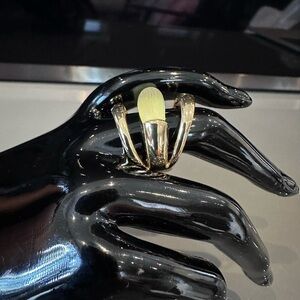 🆕 Alexis Bittar Dubbed Band Lucite Ring Size 6